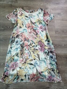 Elena Baldi floral silk dress